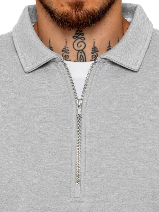 Enzo Milano | Mens Half Zip Collared Tracksuit Set - Image 3