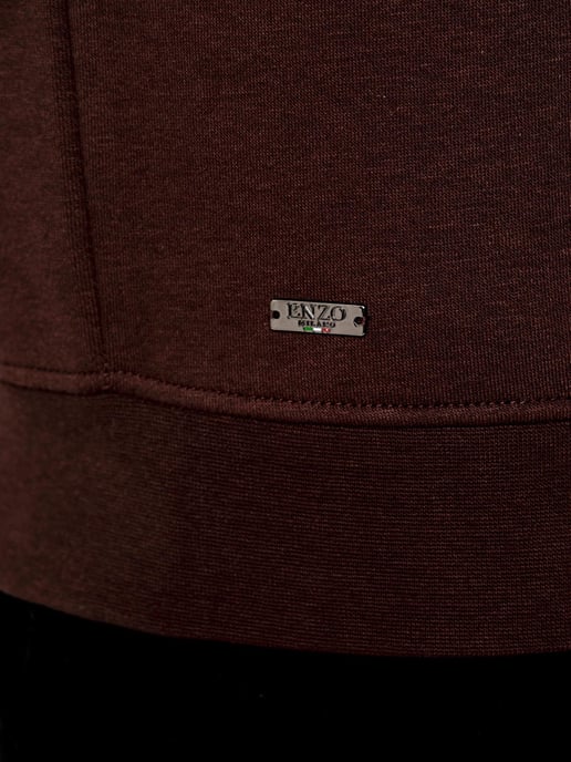 Enzo Milano | Mens Half Zip Collared Tracksuit Set - Image 4