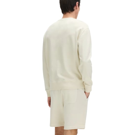 EX M&S Mens Sweatshirt Cotton Garment Dye Relax Fit Crew Neck Pullover Jumper - Image 2
