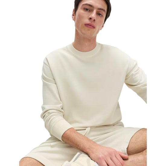 EX M&S Mens Sweatshirt Cotton Garment Dye Relax Fit Crew Neck Pullover Jumper - Image 3