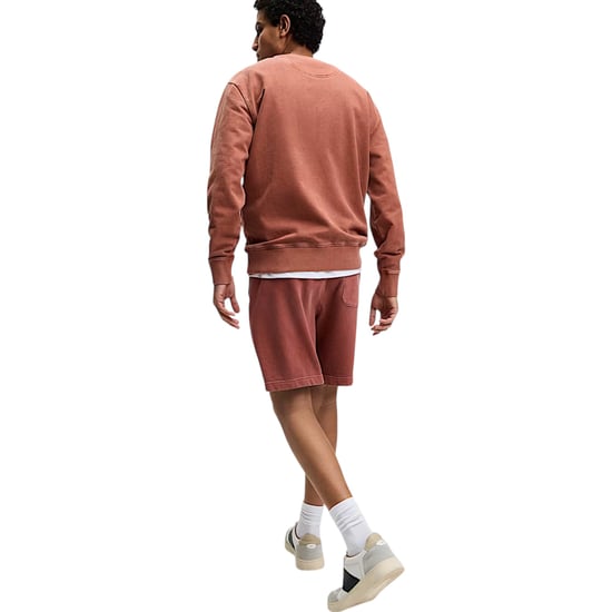 EX M&S Mens Sweatshirt Cotton Garment Dye Relax Fit Crew Neck Pullover Jumper - Image 2