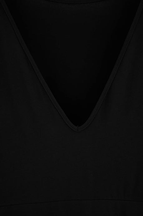 Trendyol Curve Dam Svart Enfärgad Midi Lång Bodycon Stora storlekar Klänning - Image 5