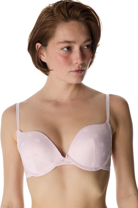 Lol Prickig Mönstrad Vadderad Push-Up Bh - Image 3