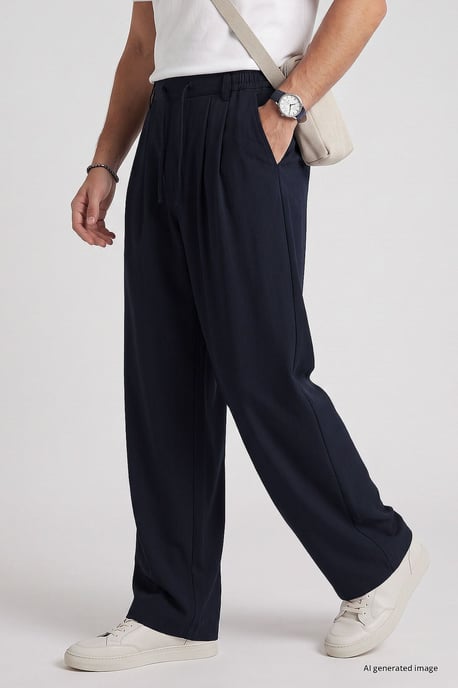 Men's Viscose Blend Trousers - Image 4