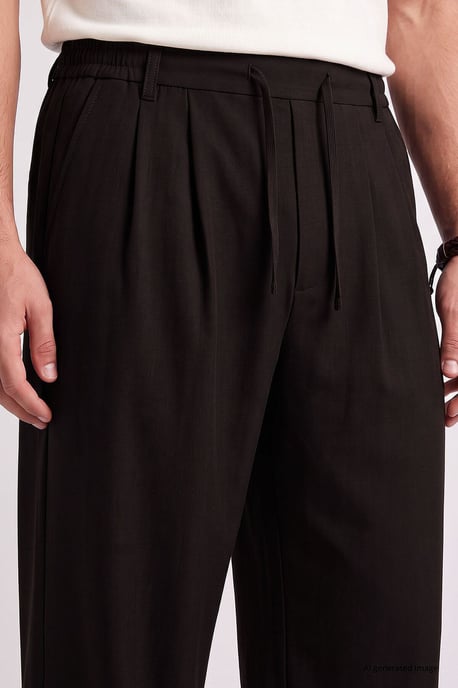 Men's Viscose Blend Trousers - Image 2