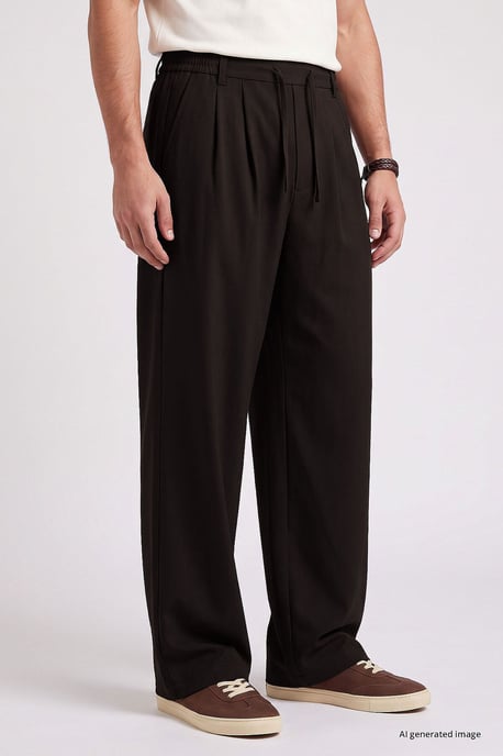 Men's Viscose Blend Trousers - Image 4