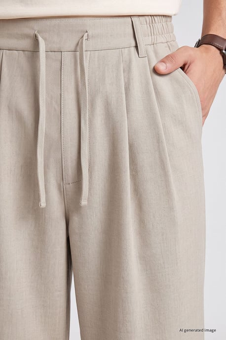 Men's Viscose Blend Trousers - Image 3