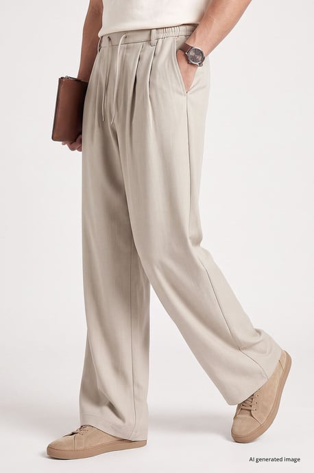 Men's Viscose Blend Trousers - Image 4