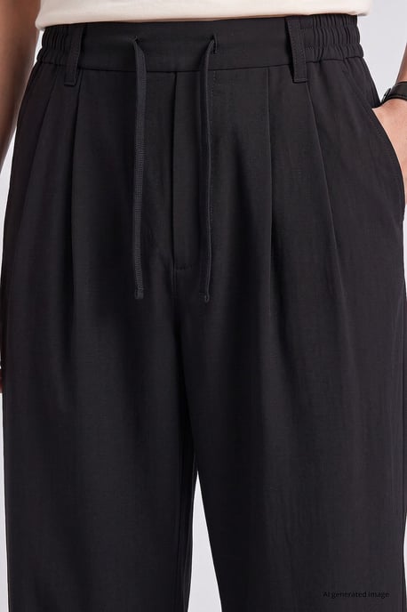 Men's Viscose Blend Trousers - Image 2