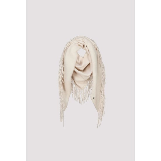 Monari fringed scarf 810094 160 antique white - Image 1