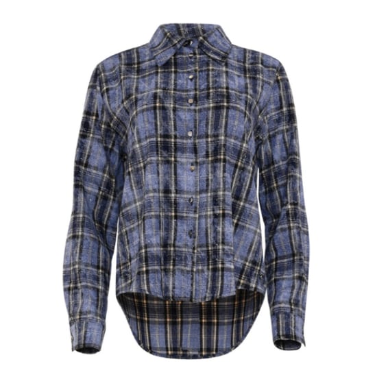 Maicazz Vaudin blouse blue check - Image 1