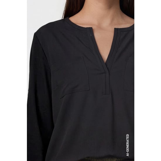 Monari blouse with jewelry 810104 999 black - Image 2