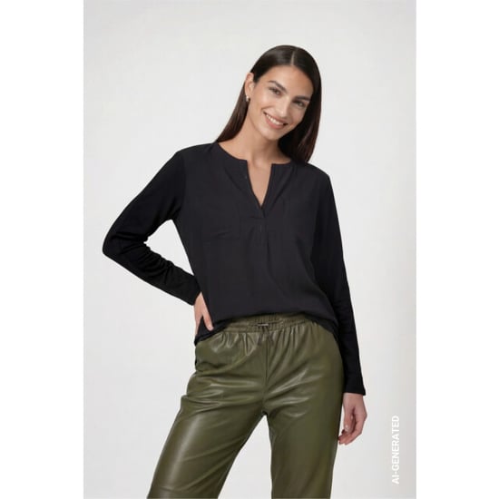 Monari blouse with jewelry 810104 999 black - Image 6