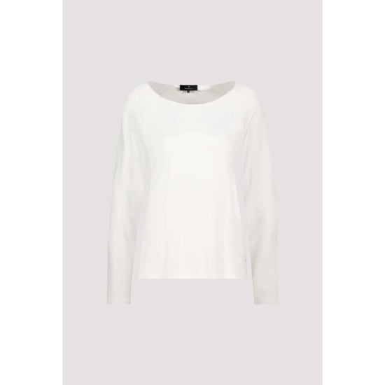Monari basic long-sleeve shirt 810029 102 off-white - Image 1