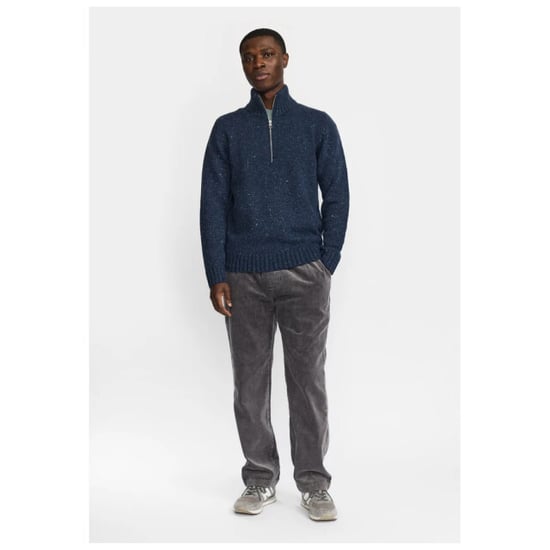 Revolution Half-zip knit navy - Image 4