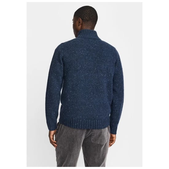 Revolution Half-zip knit navy - Image 5