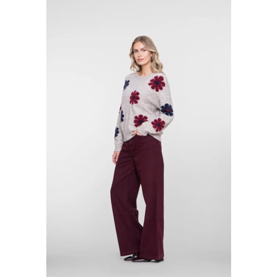 Geisha 61500-10 480 jeans wide burgundy - Image 1