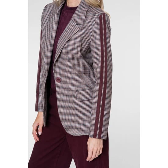 Geisha 65575-32 480 blazer check + tape burgundy/green - Image 2
