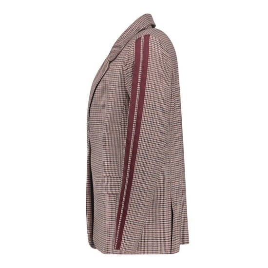 Geisha 65575-32 480 blazer check + tape burgundy/green - Image 3