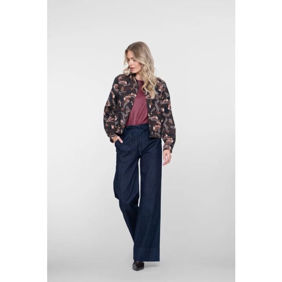 Geisha 61518-10 880 jeans wide dark blue denim - Image 1