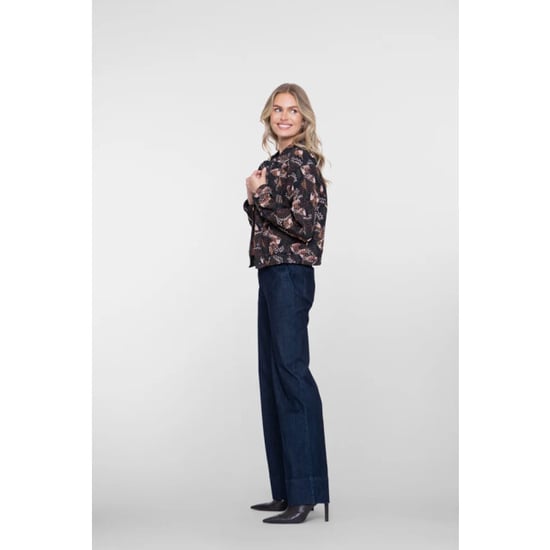 Geisha 61518-10 880 jeans wide dark blue denim - Image 3