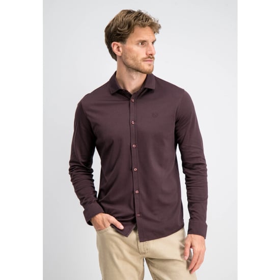 Gabbiano Heren overhemd tone-s 3367340 674 burnt bordeaux - Image 1