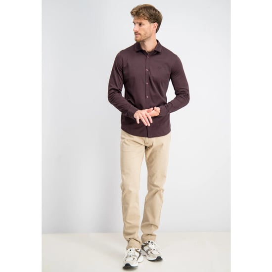 Gabbiano Heren overhemd tone-s 3367340 674 burnt bordeaux - Image 3