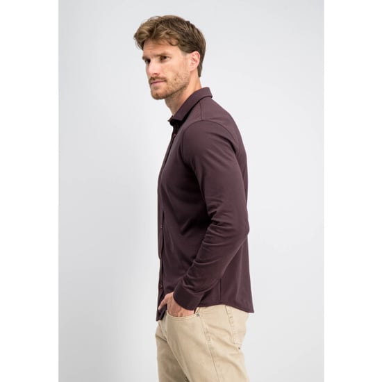 Gabbiano Heren overhemd tone-s 3367340 674 burnt bordeaux - Image 4