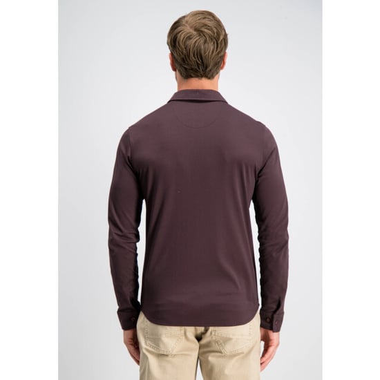 Gabbiano Heren overhemd tone-s 3367340 674 burnt bordeaux - Image 5