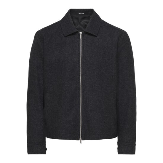 Only & Sons onsowen wool jacket otw frml 22038027 black melange - Image 1