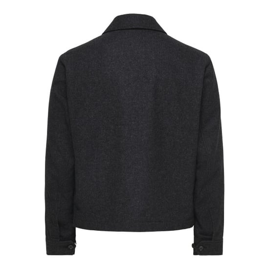 Only & Sons onsowen wool jacket otw frml 22038027 black melange - Image 3
