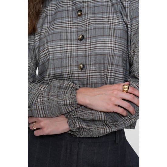 Geisha blouse 63651-20 735 /grey - Image 2