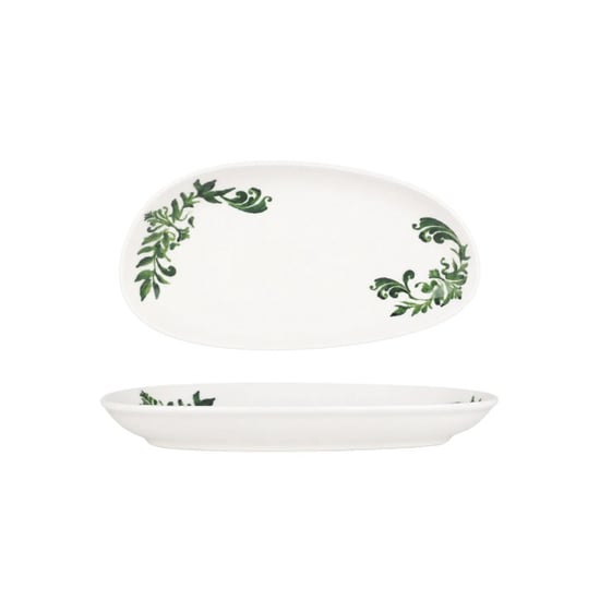 Bonna Serveerschaal lavis green porselein 25x14 cm (380cc) set van 2 - Image 1