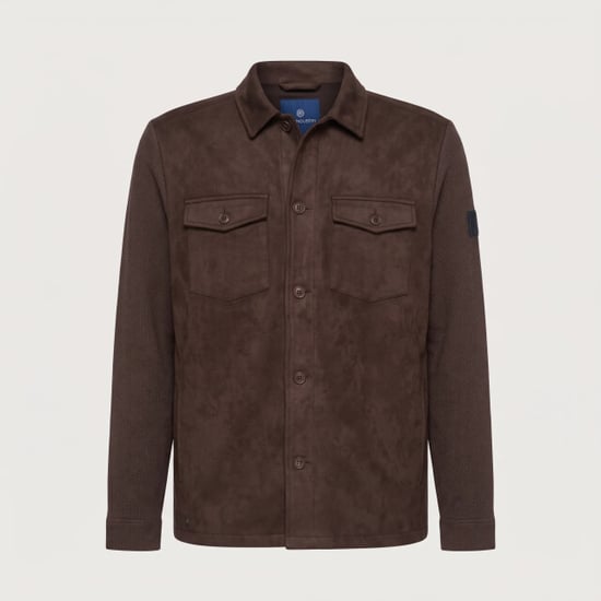 Blue Industry 2-tone overshirt | - Image 1