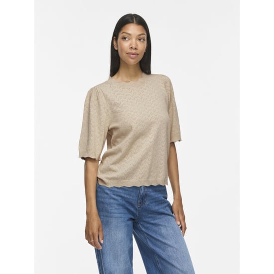 Vila Viemi o-neck 2/4 sleeve knit top/te - Image 1