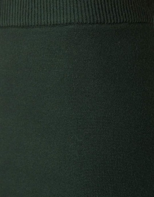 Nobody's Child knitted mini skirt in dark green co-ord - Image 4