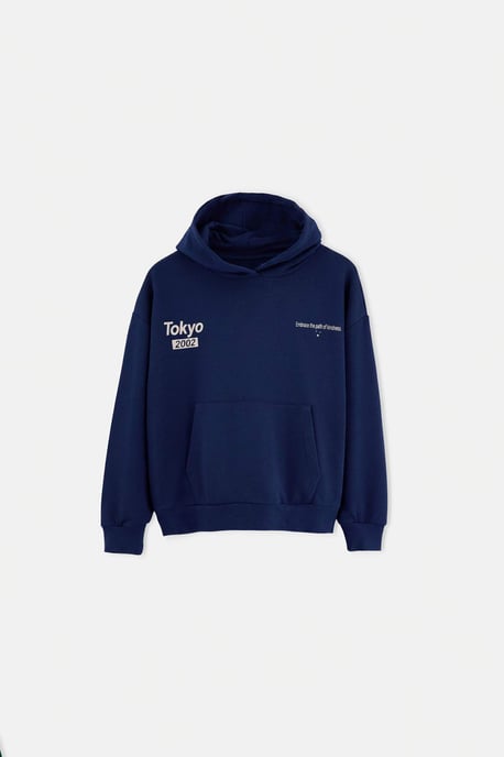 TRENDYOLKIDS Boys Dark blue Plain Long Regular fit Sweatshirts - Image 4