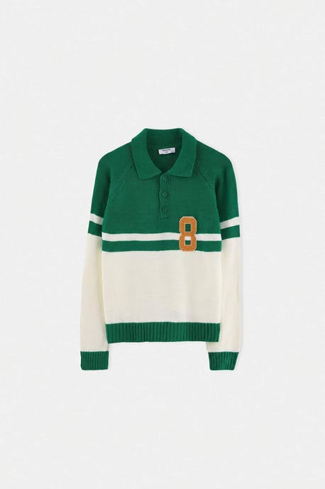 TRENDYOLKIDS Jongens Groen Effen Lang, Regular fit Truien - Image 4