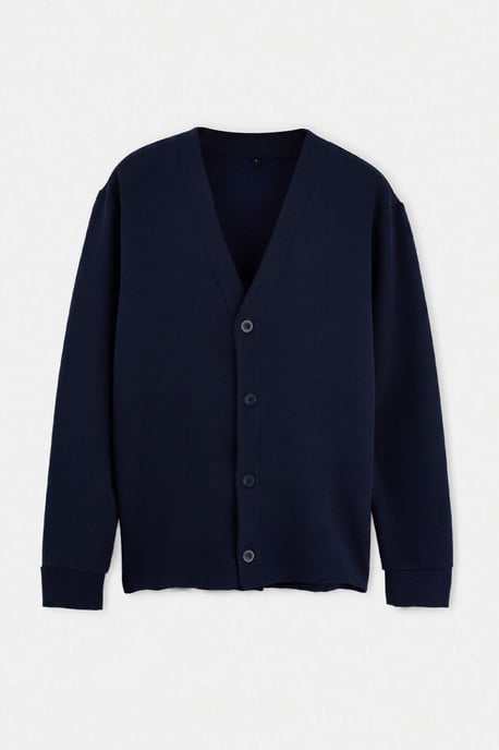 TRENDYOL MAN Heren Donkerblauw Effen Lang, Regular fit Vesten - Image 3
