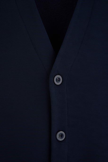 TRENDYOL MAN Heren Donkerblauw Effen Lang, Regular fit Vesten - Image 5