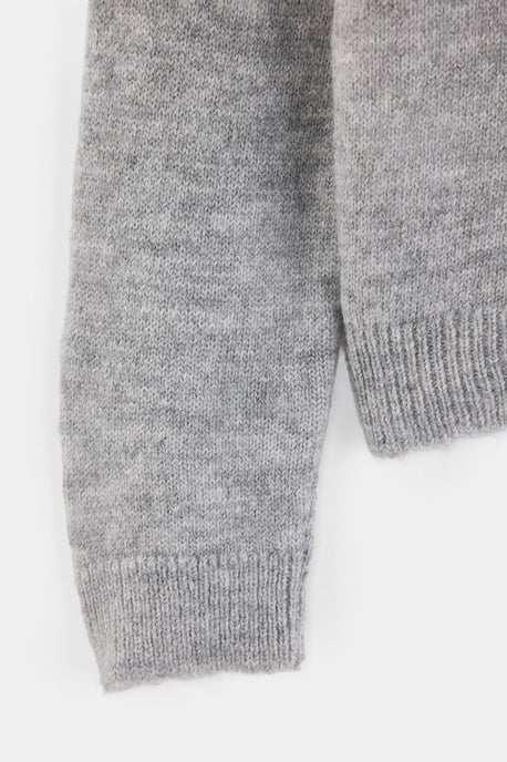 TRENDYOLKIDS Flickor Grå Broderad Lång, Oversize Cardigans - Image 5