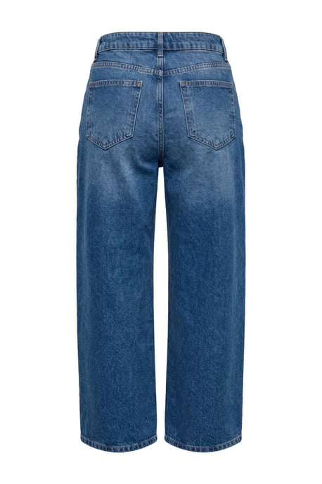 TRENDYOLMİLLA Women's Blue Plain Barrel Normal waist Jeans - Image 2