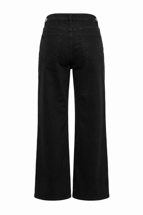 TRENDYOLMİLLA Dames Zwart Effen Normale taille Jeans - Image 2
