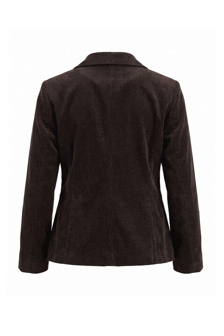 TRENDYOLMİLLA Women's Brown Plain Long Regular fit Blazers - Image 2