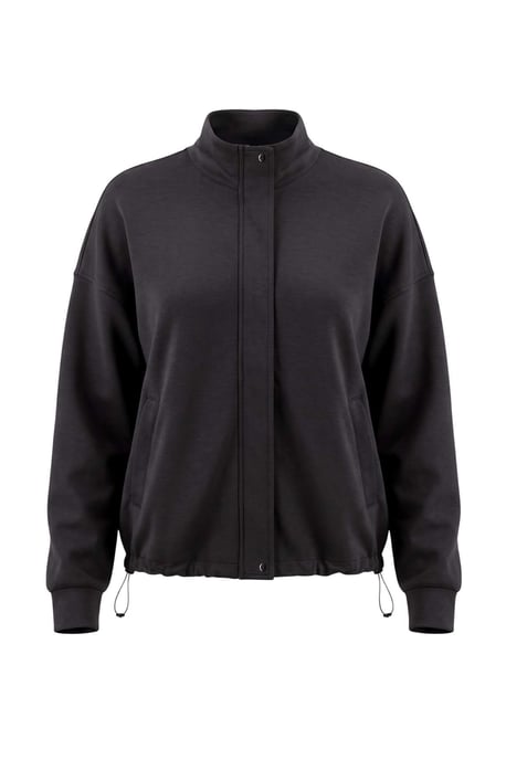 TRENDYOLMİLLA Dames Grijs Effen Lang, Oversized Sweatshirts - Image 4