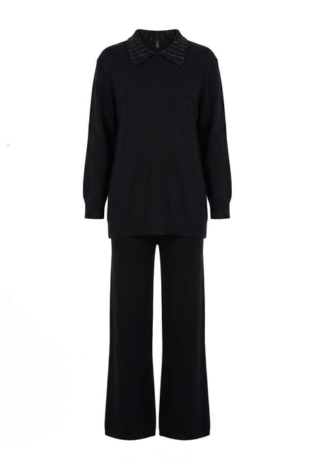 Trendyol Modest Women's Black Plain Long Oversize Modest Two Piece Set - Image 4