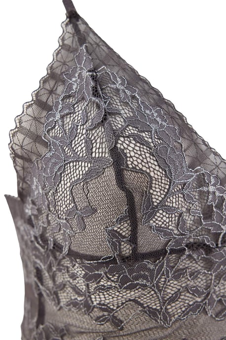 TRENDYOLMİLLA Dames 2-pack Grijs Effen Niet gevoerd Ondergoed Sets - Image 3