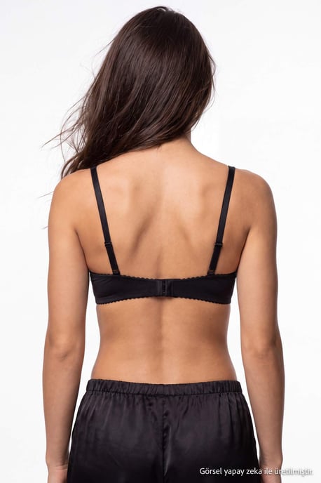 TRENDYOLMİLLA Women's Black Plain Push Up Bras - Image 6