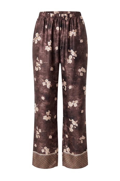TRENDYOLMİLLA Dam Flerfärgad Blommig Lång, Regular fit Pyjamas- Set - Image 5