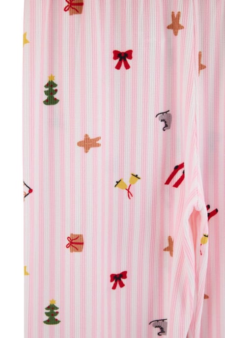 TRENDYOLMİLLA Dames 2-pack Roze Kerst- Lang, Regular fit Pyjama- Sets - Image 2